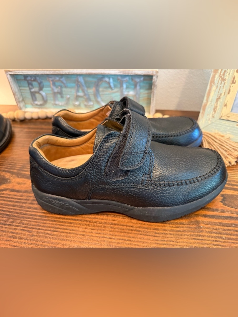 Dr. Comfort Scott Men's Diabetic Shoes Black 9210 Size 8 W sneaker hook and loop